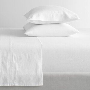 Pottery Barn Belgian Flax Linen Sheet Set